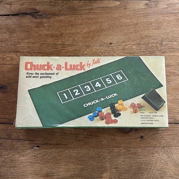 Chuck a luck by field vintage game new in box rare! - Picture 2 of 4